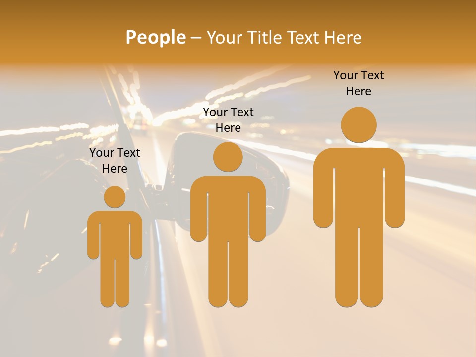 Drive Street Road PowerPoint Template