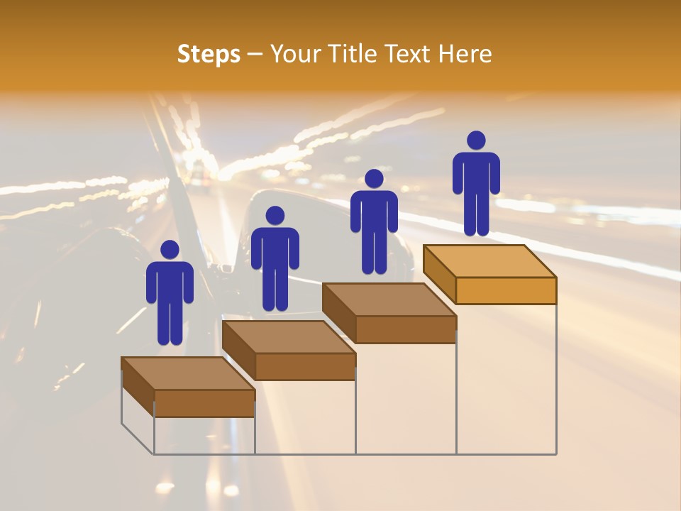 Drive Street Road PowerPoint Template