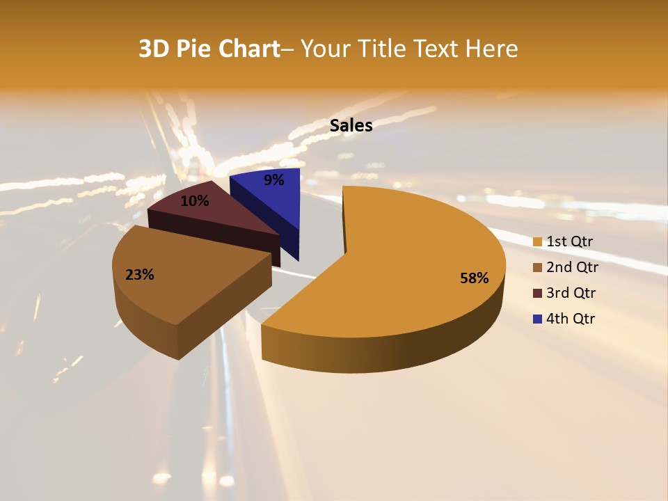 Drive Street Road PowerPoint Template