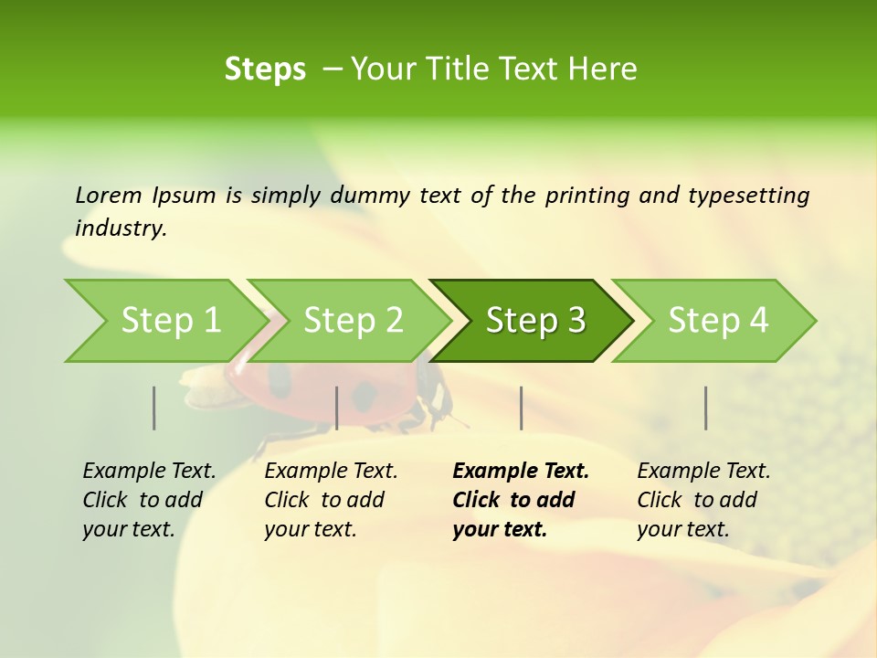 Insect Colorful Small PowerPoint Template