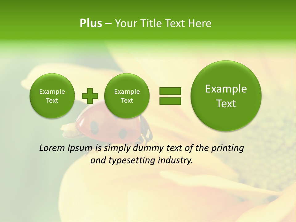 Insect Colorful Small PowerPoint Template