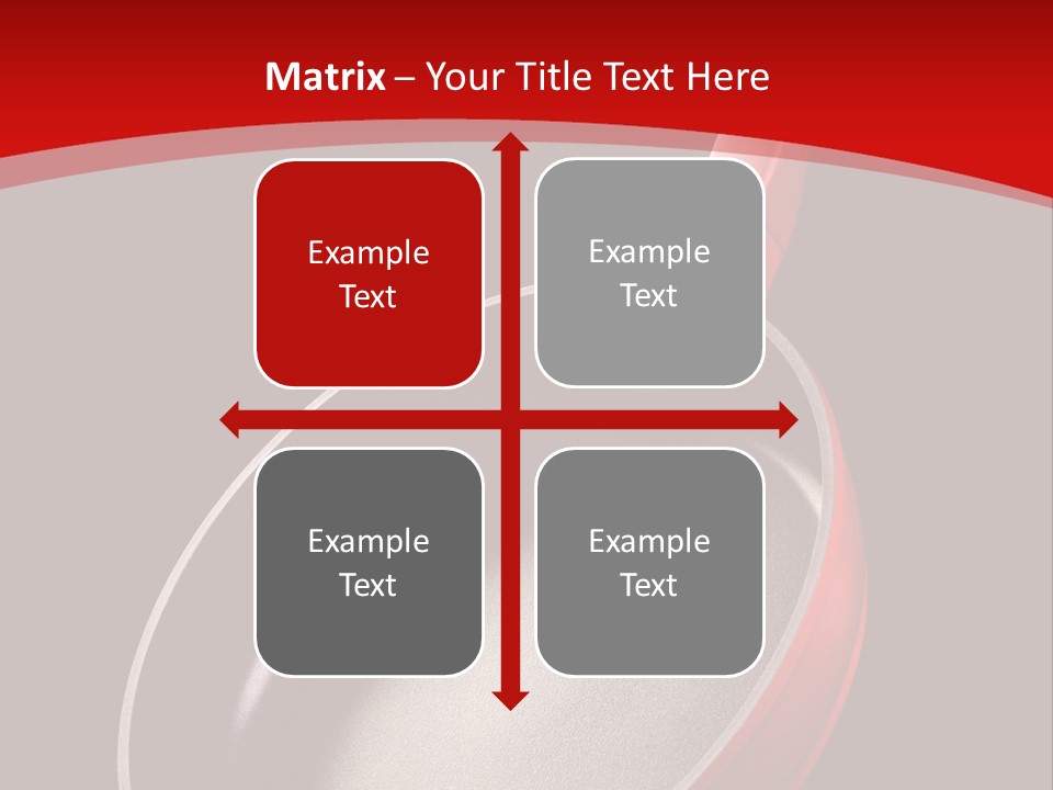 Red Kitchen Angle PowerPoint Template