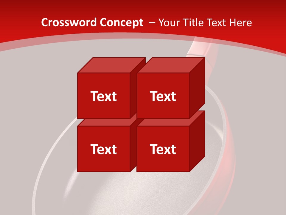 Red Kitchen Angle PowerPoint Template