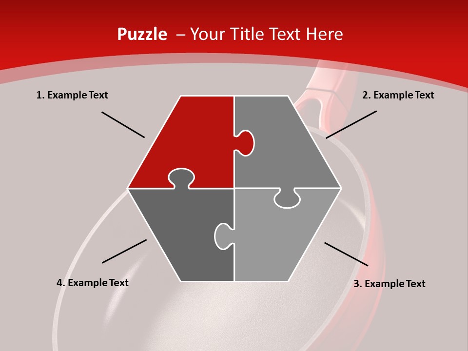 Red Kitchen Angle PowerPoint Template