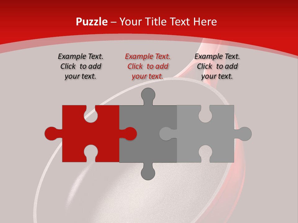 Red Kitchen Angle PowerPoint Template