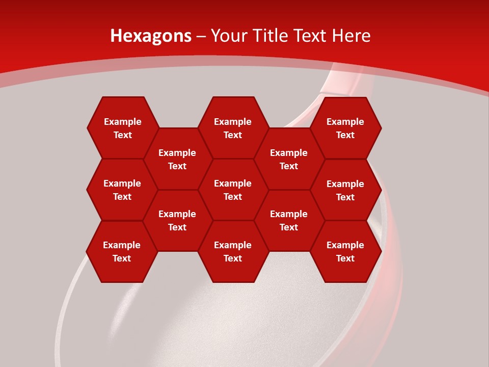 Red Kitchen Angle PowerPoint Template