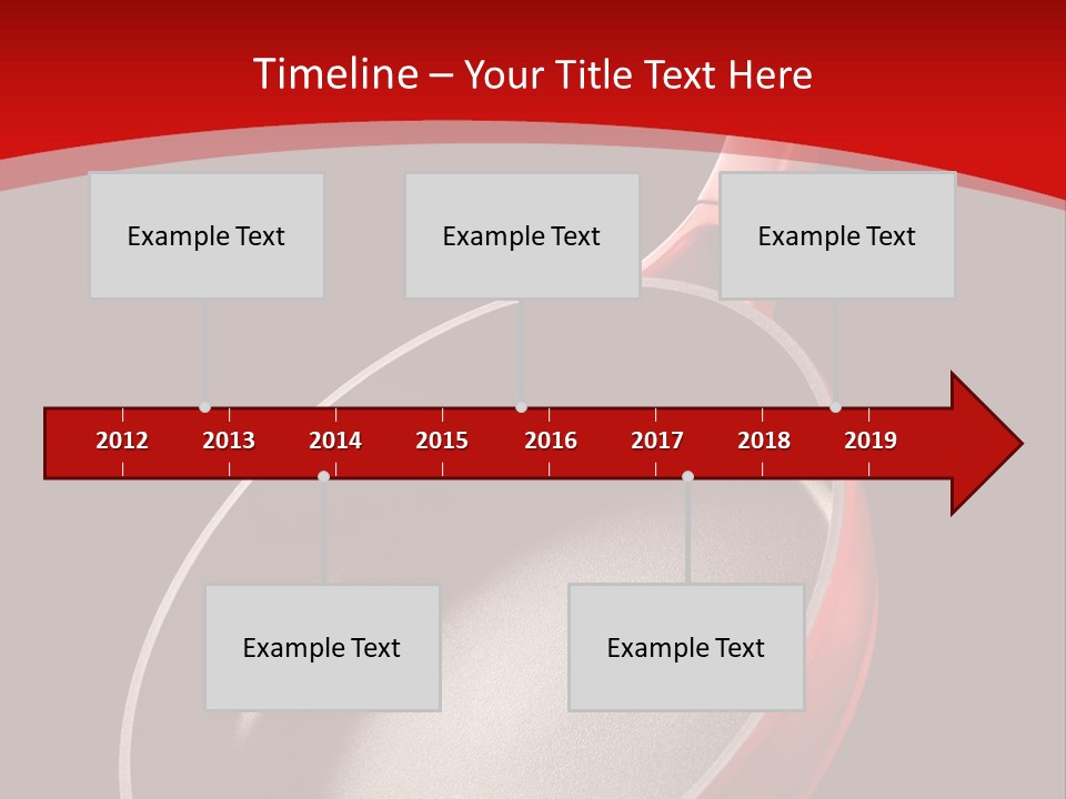 Red Kitchen Angle PowerPoint Template