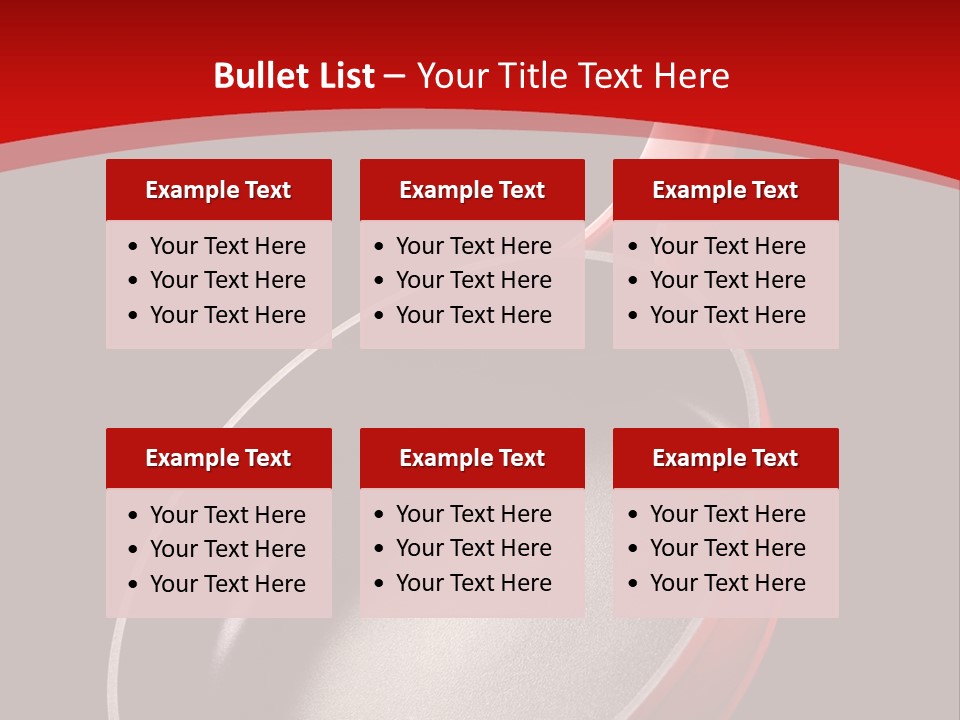 Red Kitchen Angle PowerPoint Template