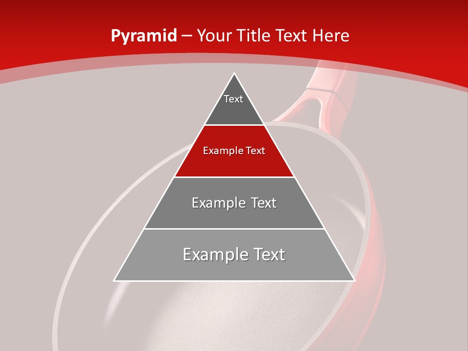 Red Kitchen Angle PowerPoint Template