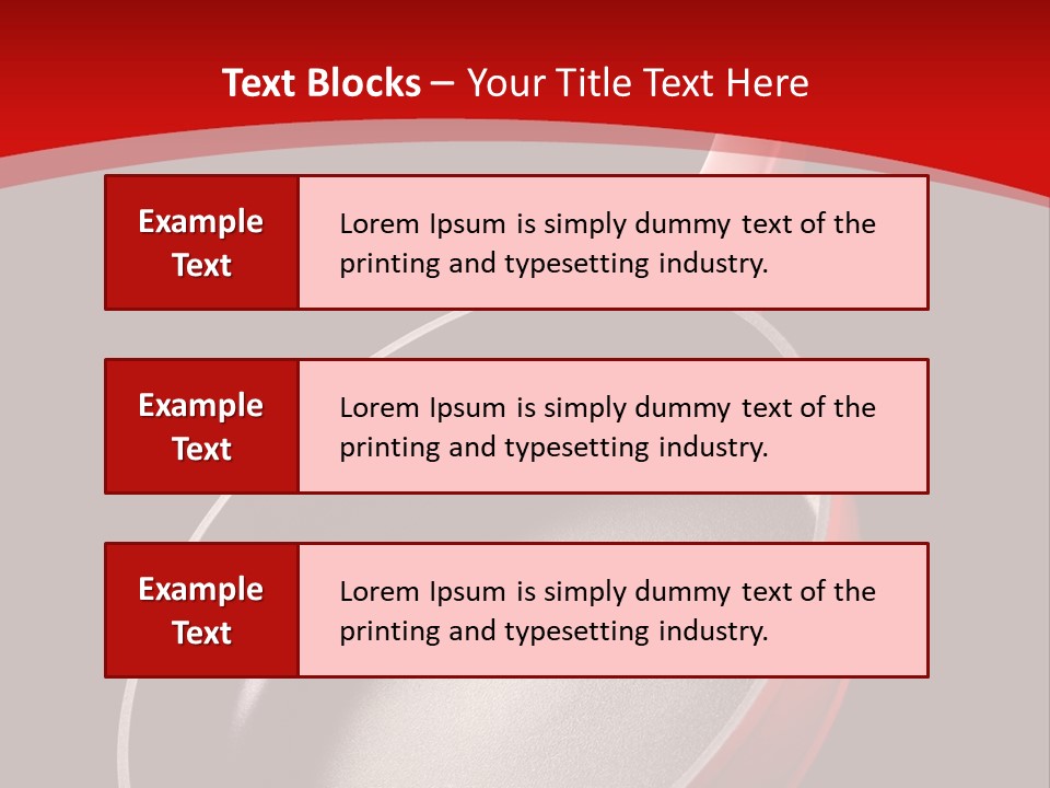 Red Kitchen Angle PowerPoint Template