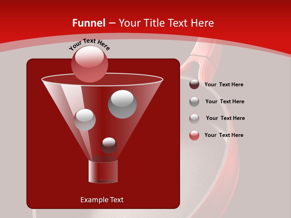 Red Kitchen Angle PowerPoint Template