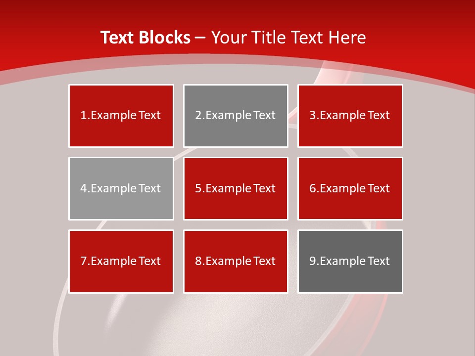 Red Kitchen Angle PowerPoint Template