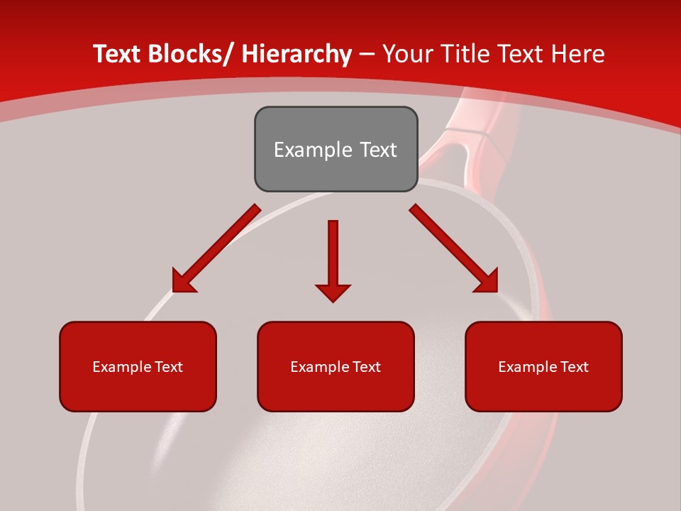 Red Kitchen Angle PowerPoint Template