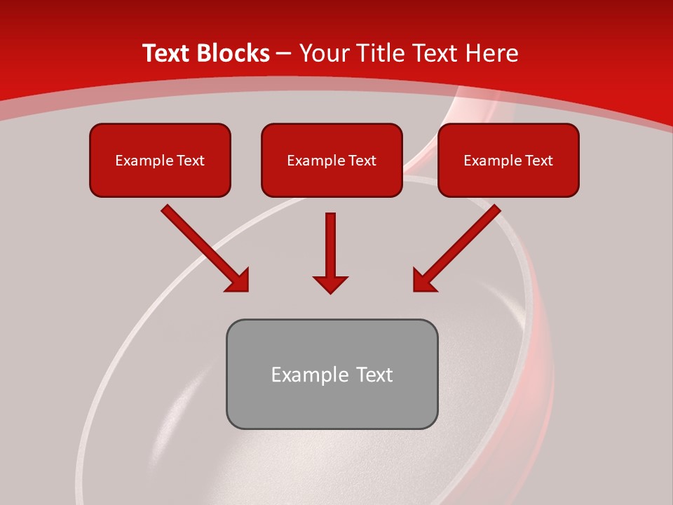 Red Kitchen Angle PowerPoint Template