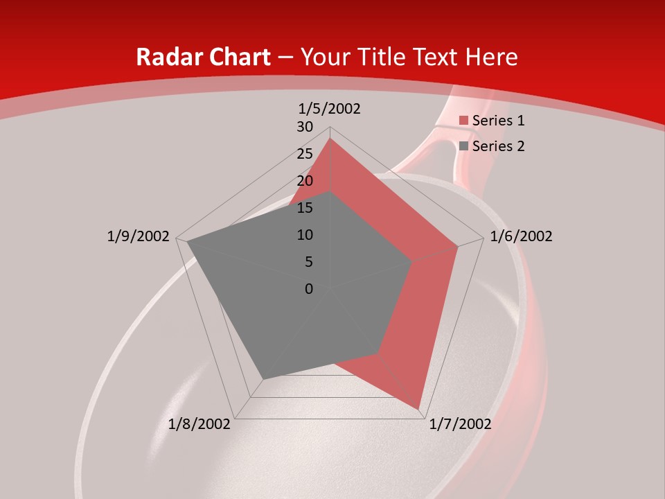 Red Kitchen Angle PowerPoint Template