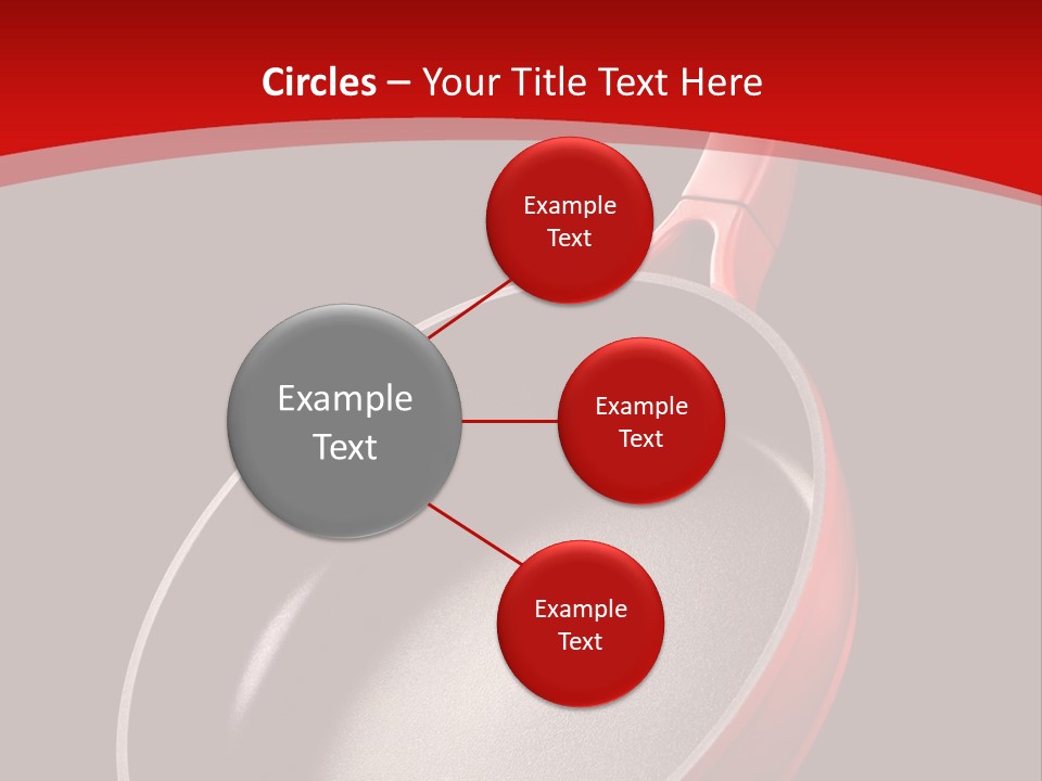 Red Kitchen Angle PowerPoint Template