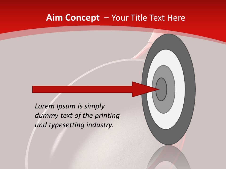 Red Kitchen Angle PowerPoint Template