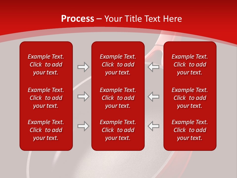 Red Kitchen Angle PowerPoint Template