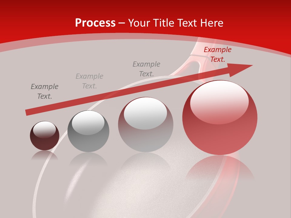 Red Kitchen Angle PowerPoint Template