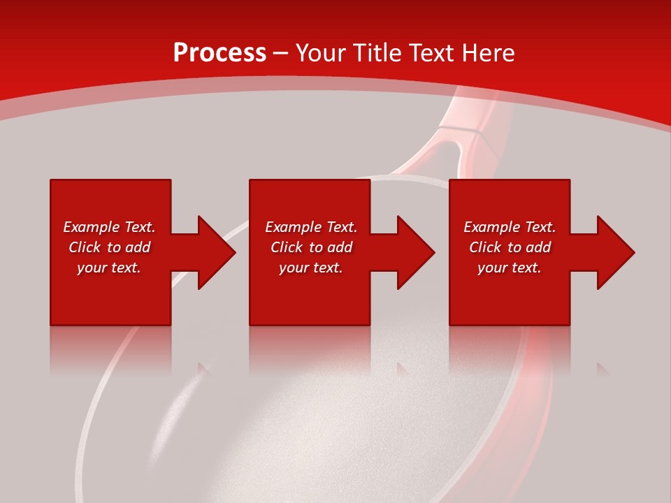 Red Kitchen Angle PowerPoint Template