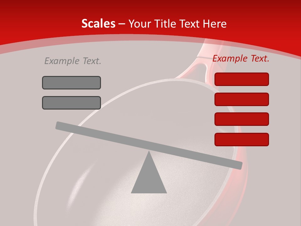 Red Kitchen Angle PowerPoint Template