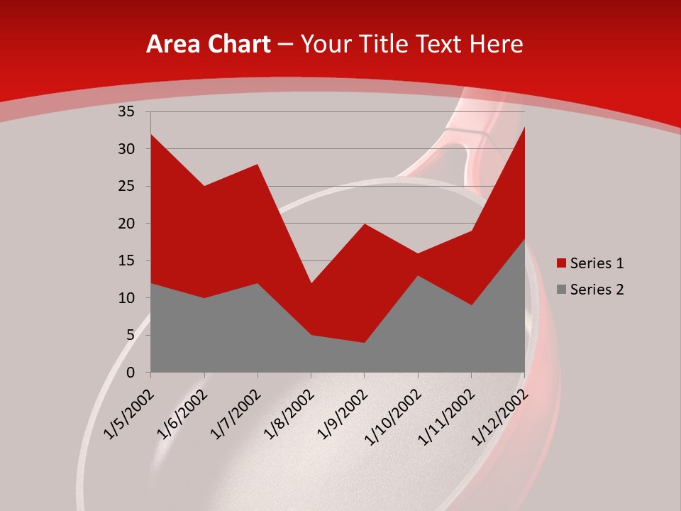 Red Kitchen Angle PowerPoint Template