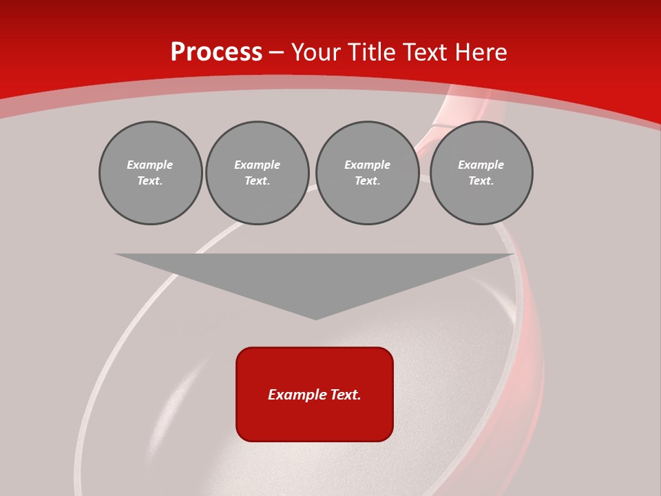 Red Kitchen Angle PowerPoint Template