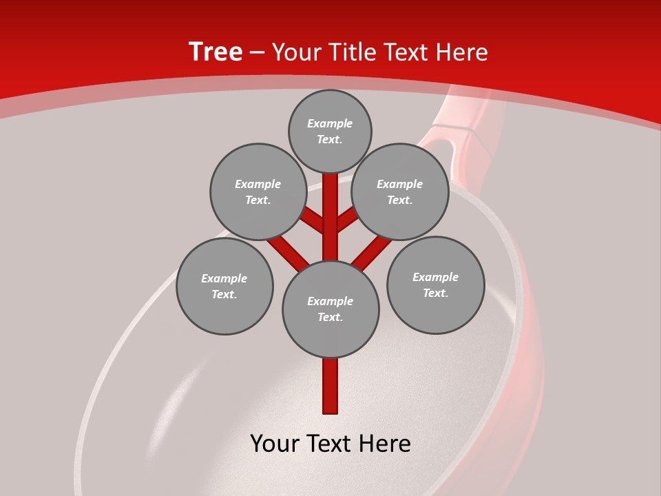 Red Kitchen Angle PowerPoint Template