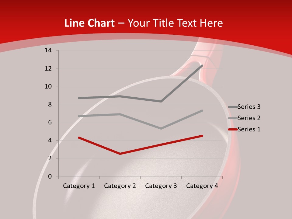 Red Kitchen Angle PowerPoint Template