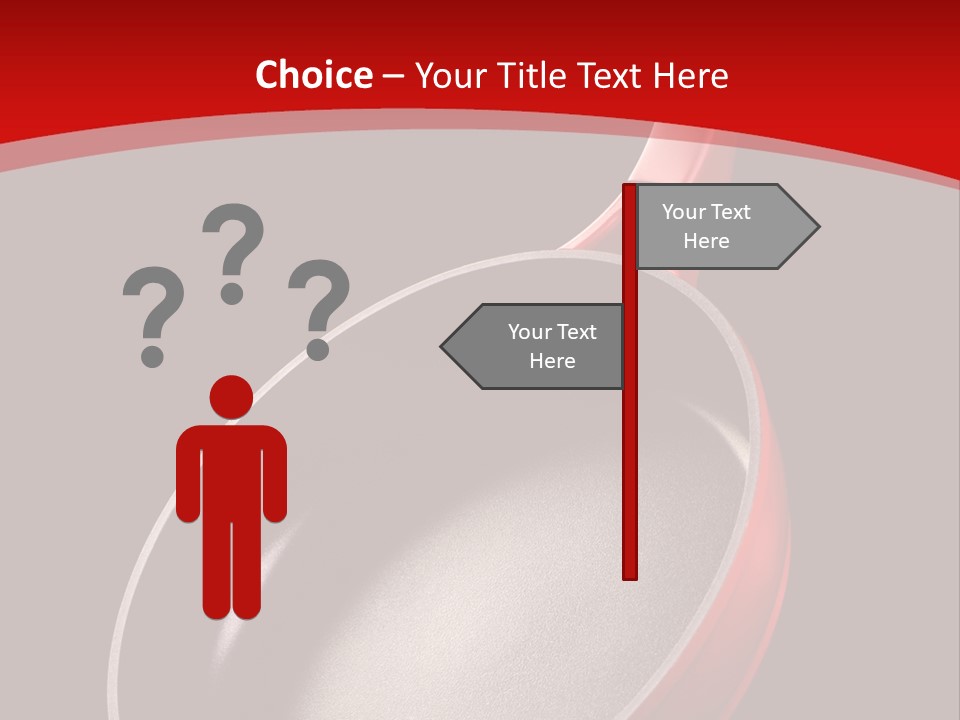 Red Kitchen Angle PowerPoint Template