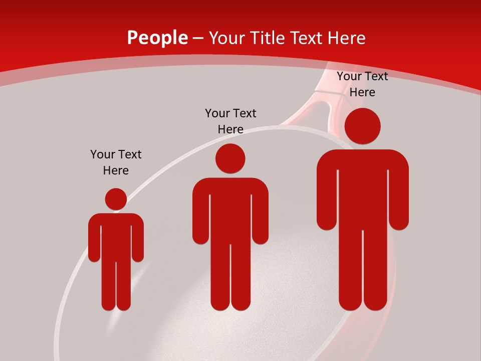 Red Kitchen Angle PowerPoint Template