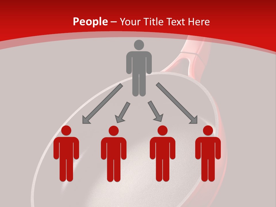 Red Kitchen Angle PowerPoint Template