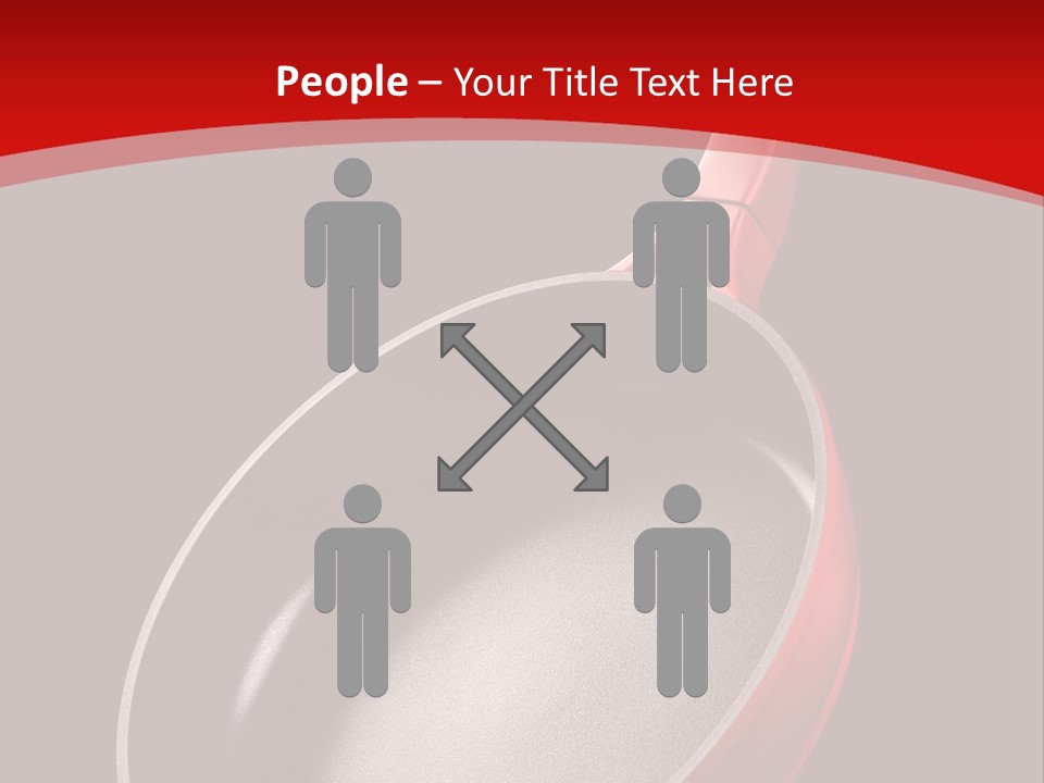 Red Kitchen Angle PowerPoint Template