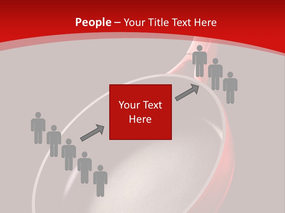 Red Kitchen Angle PowerPoint Template