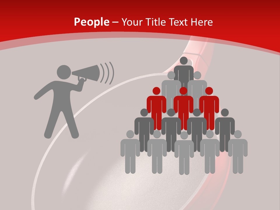 Red Kitchen Angle PowerPoint Template