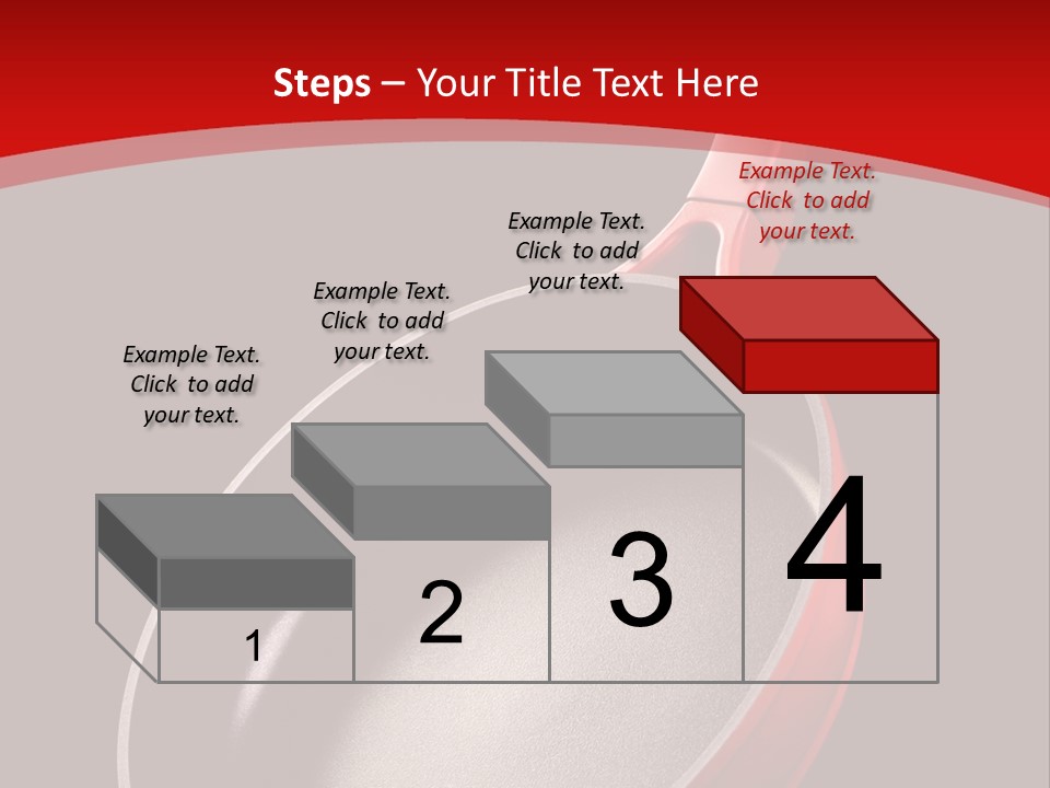Red Kitchen Angle PowerPoint Template