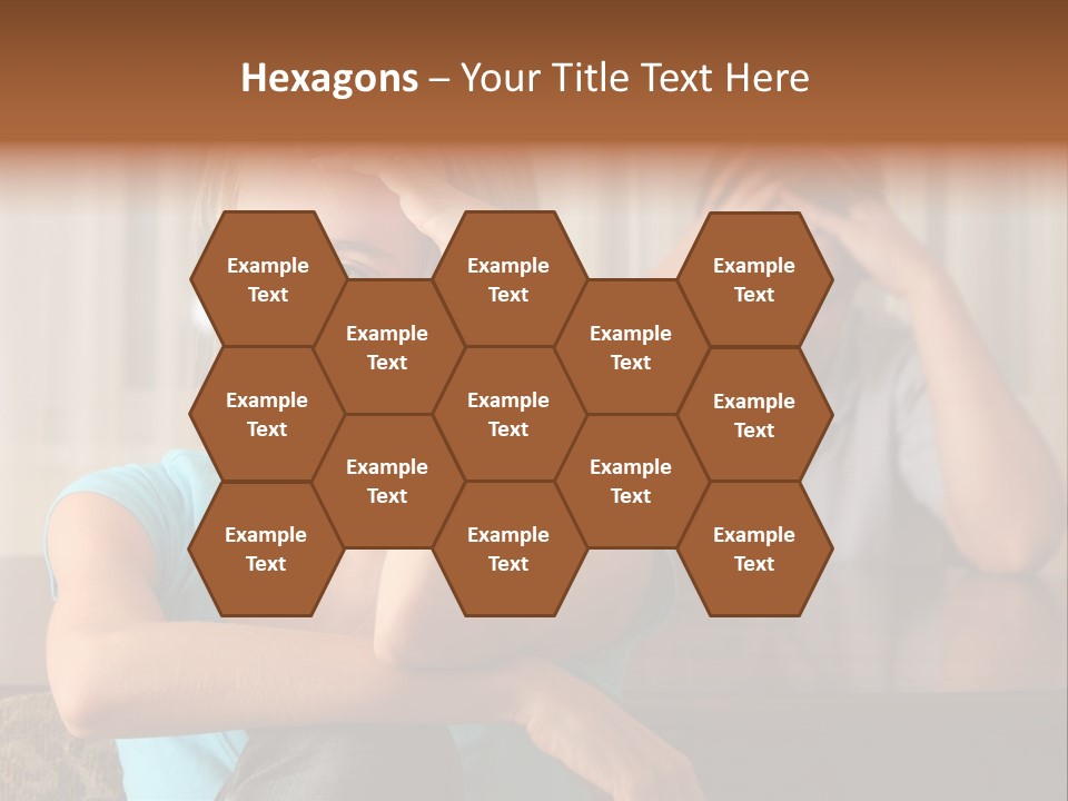 Couple Grief Casual PowerPoint Template