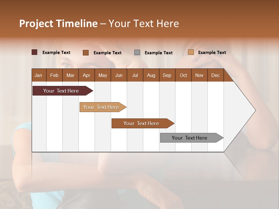 Couple Grief Casual PowerPoint Template