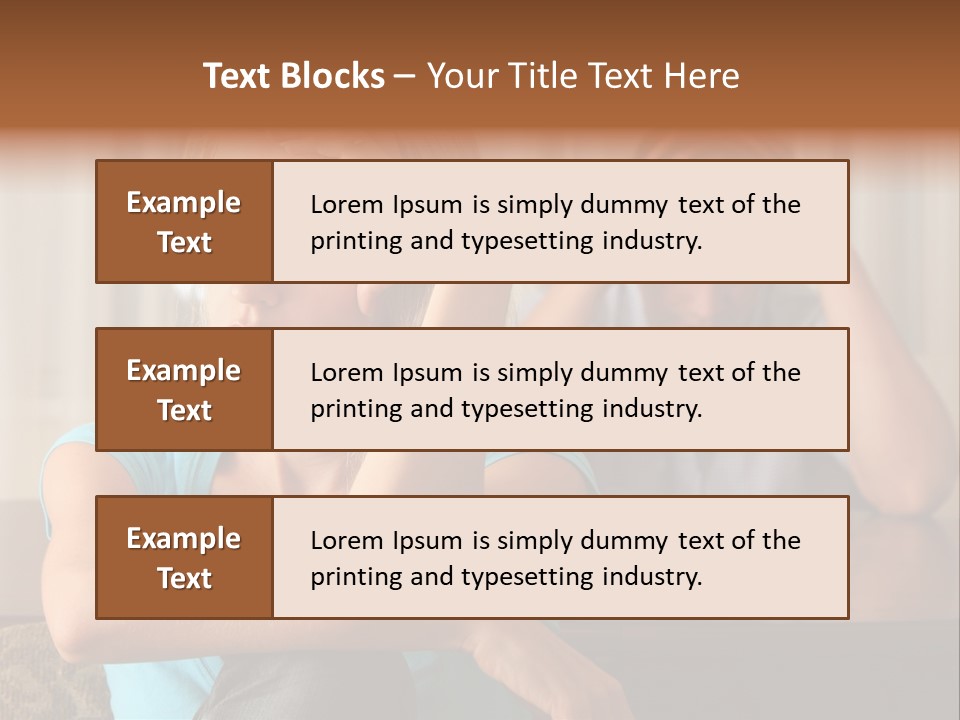 Couple Grief Casual PowerPoint Template