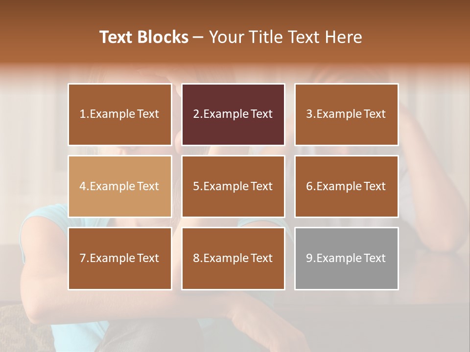 Couple Grief Casual PowerPoint Template