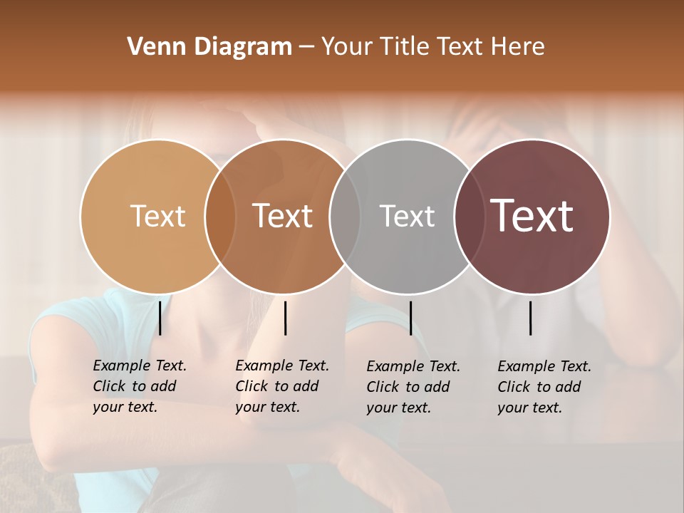 Couple Grief Casual PowerPoint Template