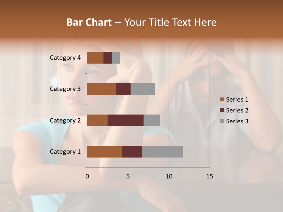 Couple Grief Casual PowerPoint Template