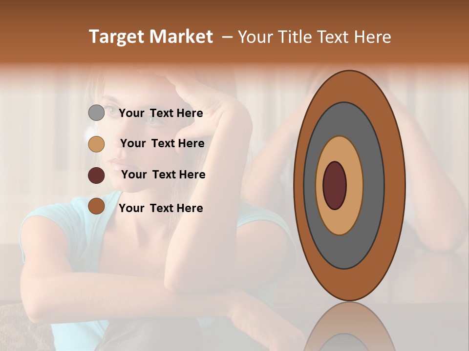 Couple Grief Casual PowerPoint Template