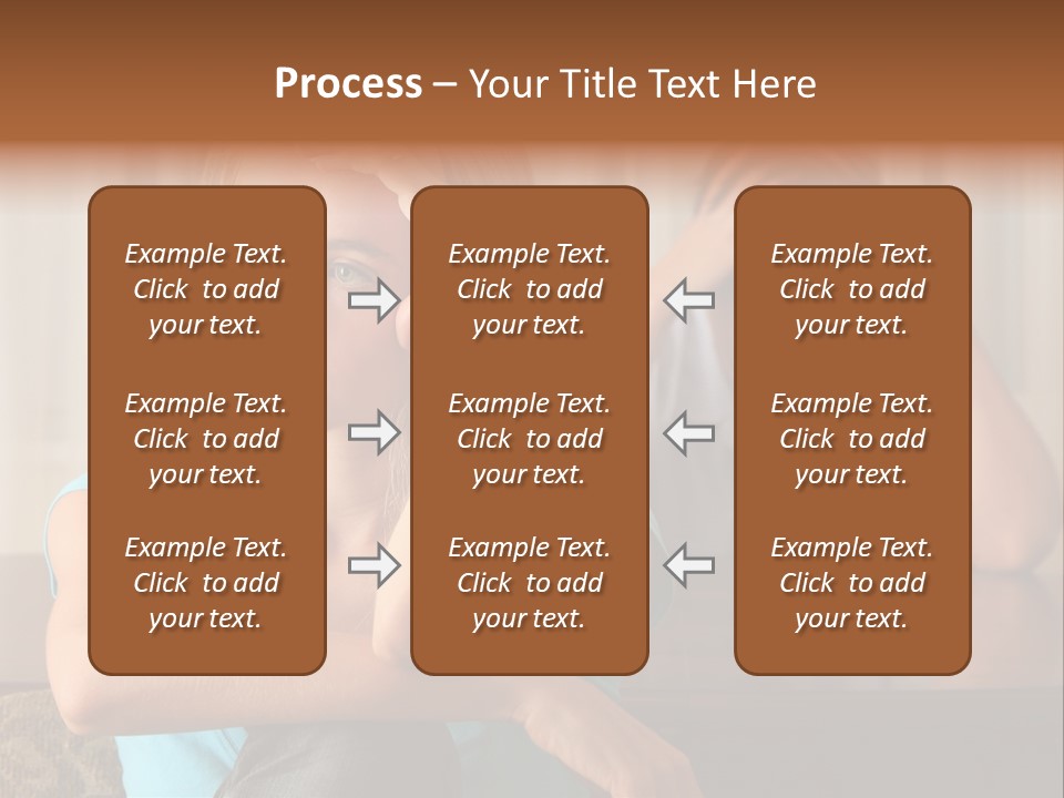 Couple Grief Casual PowerPoint Template