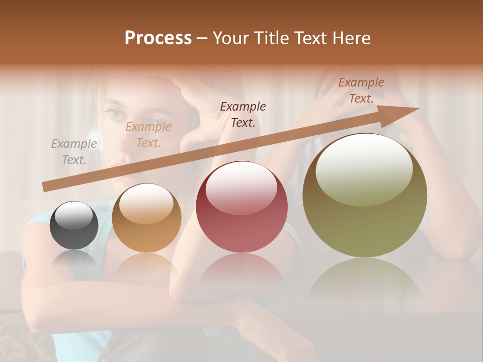 Couple Grief Casual PowerPoint Template