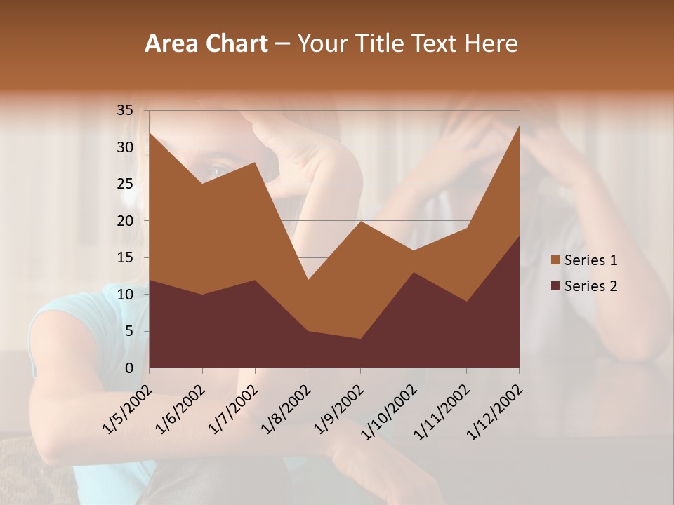 Couple Grief Casual PowerPoint Template