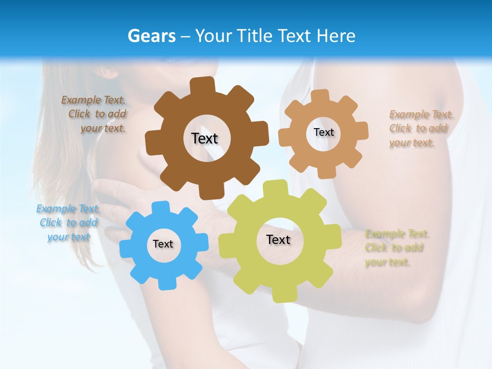 Man Background Youth PowerPoint Template
