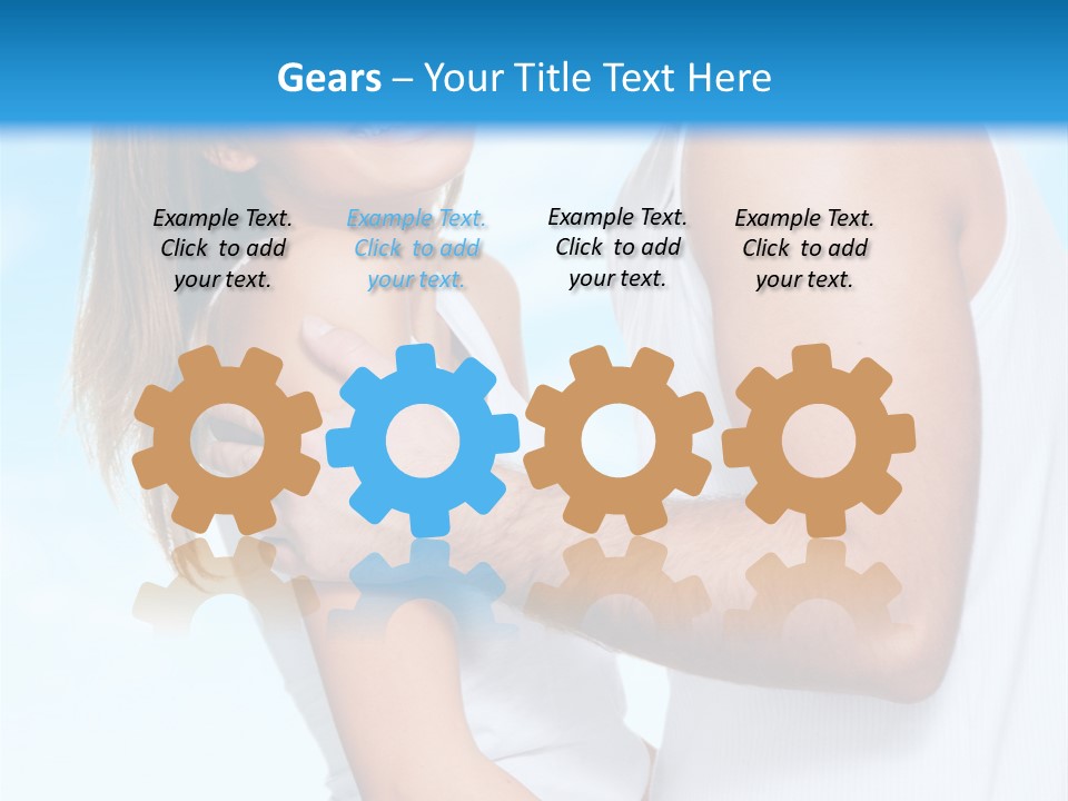 Man Background Youth PowerPoint Template