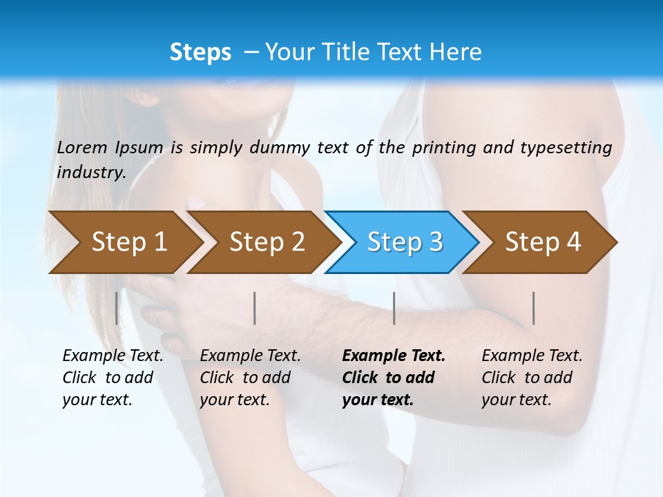 Man Background Youth PowerPoint Template