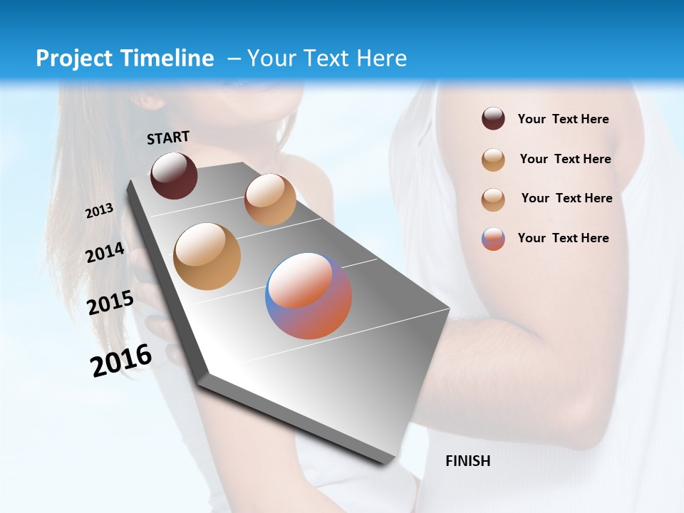 Man Background Youth PowerPoint Template